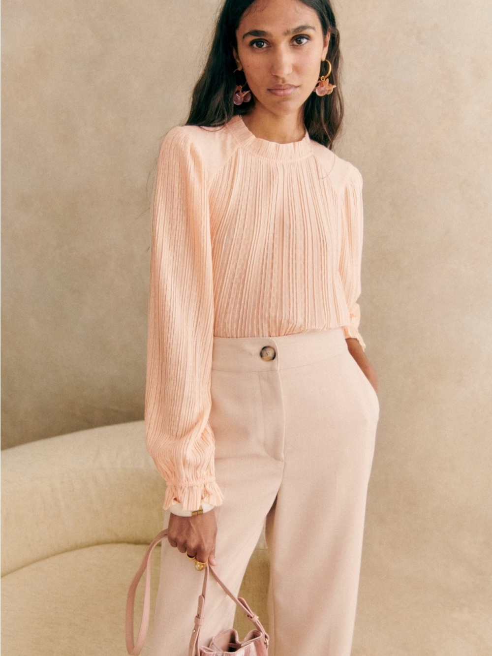 Sézane Sibie Blouse - size 38 - Picture 5 of 5